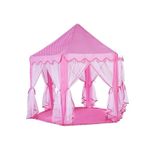 Cort de joaca pentru fetite printese, roz MCT 7186 fotografia produsului