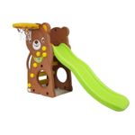 Tobogan mare multifunctional Ursulet, cu cos de baschet pentru copii MCT 7918 fotografia produsului View 2 S
