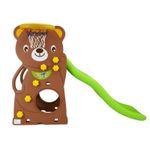 Tobogan mare multifunctional Ursulet, cu cos de baschet pentru copii MCT 7918 fotografia produsului View 4 S