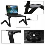 Stand pentru laptop, reglabil, 4-49 cm, Springos fotografia produsului View 2 S
