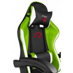 Scaun de gaming verde-negru fotografia produsului View 3 S