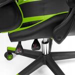 Scaun de gaming verde-negru fotografia produsului View 6 S