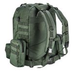 Ghiozdan/rucsac turistic, 4 in 1, model Survival, verde inchis, NEO fotografia produsului View 13 S