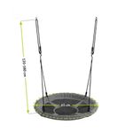 Leagan suspendat, cuib de barza, antracit, max 100 kg,65 cm fotografia produsului View 2 S