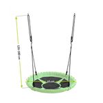Leagan suspendat, cuib de barza, verde, max 100 kg,65 cm fotografia produsului View 3 S