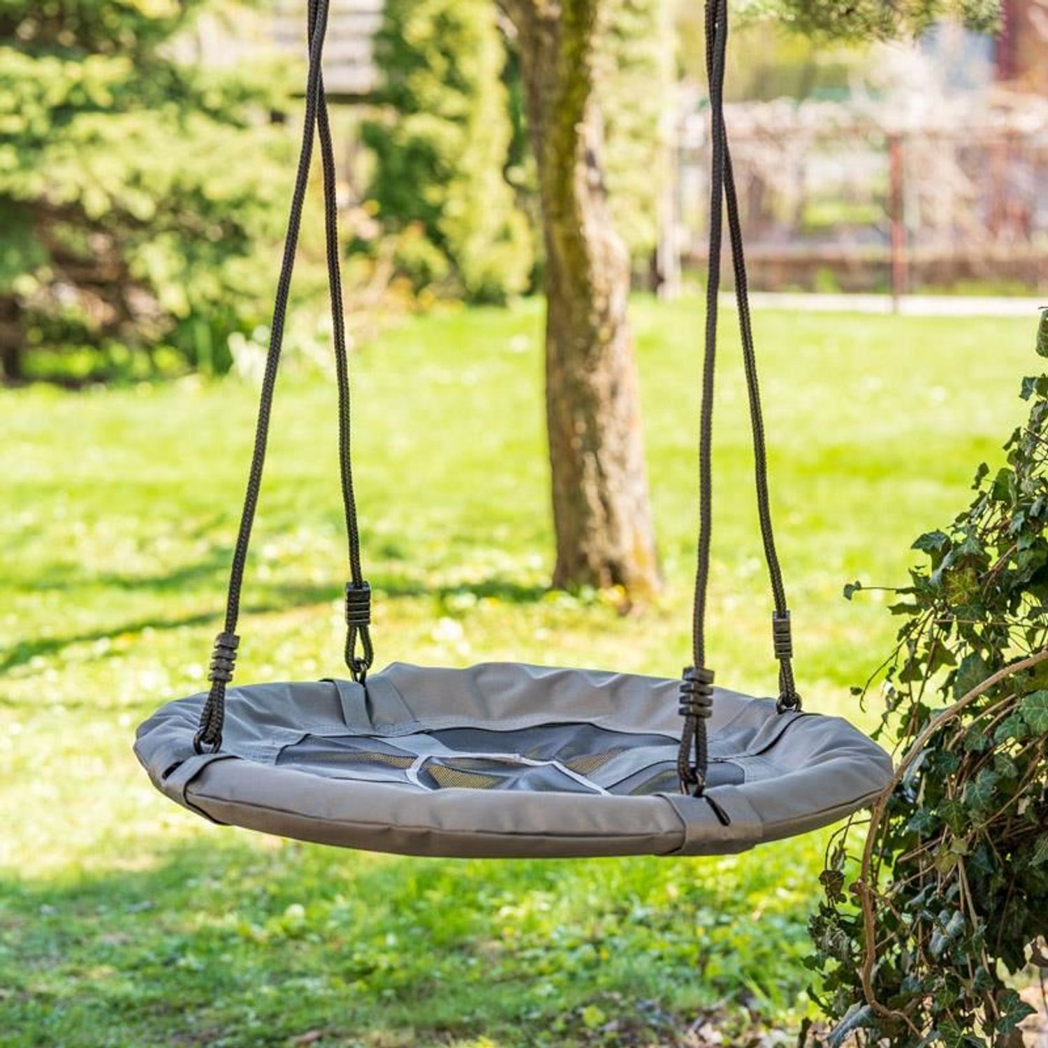 Leagan suspendat, cuib de barza, antracit, max 100 kg,65 cm fotografia produsului View 8 L