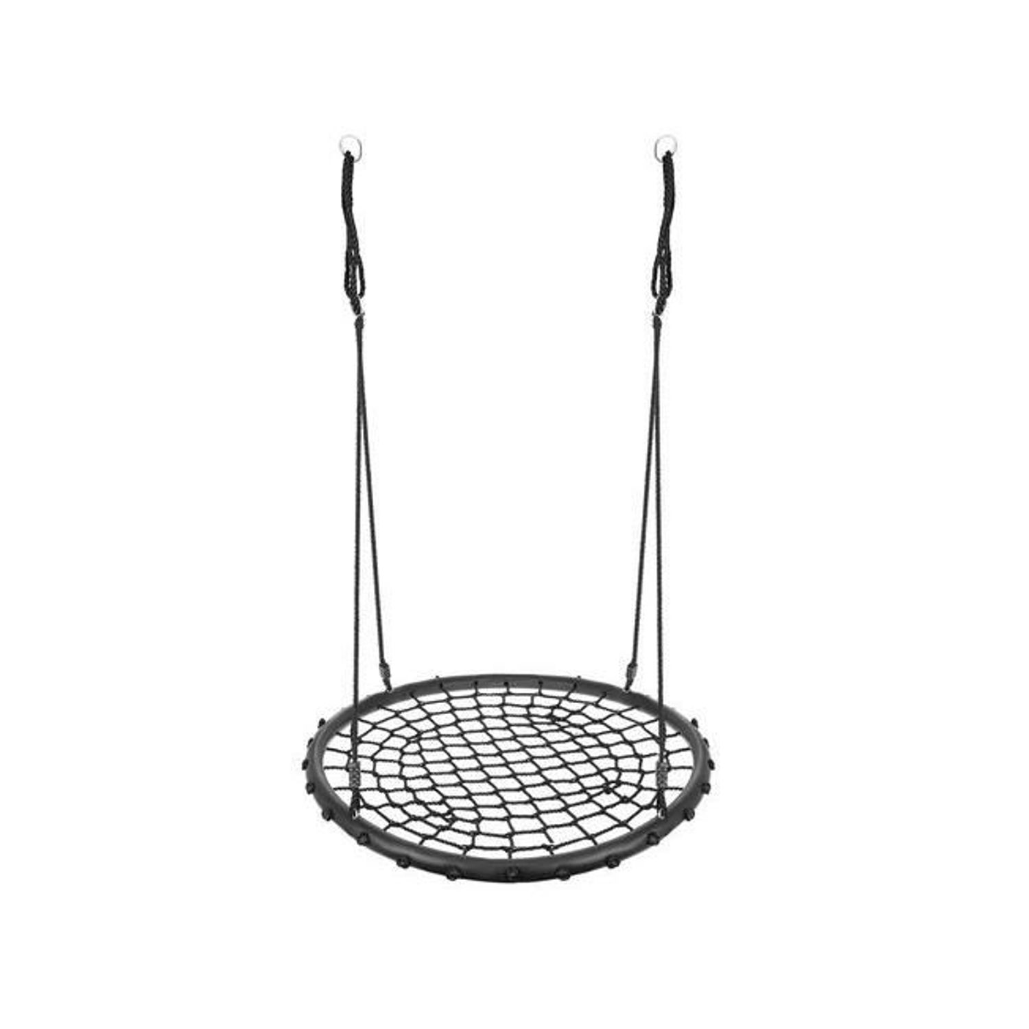 Leagan suspendat, cuib de barza, negru, max 120 kg, 100 cm fotografia produsului View 8 L