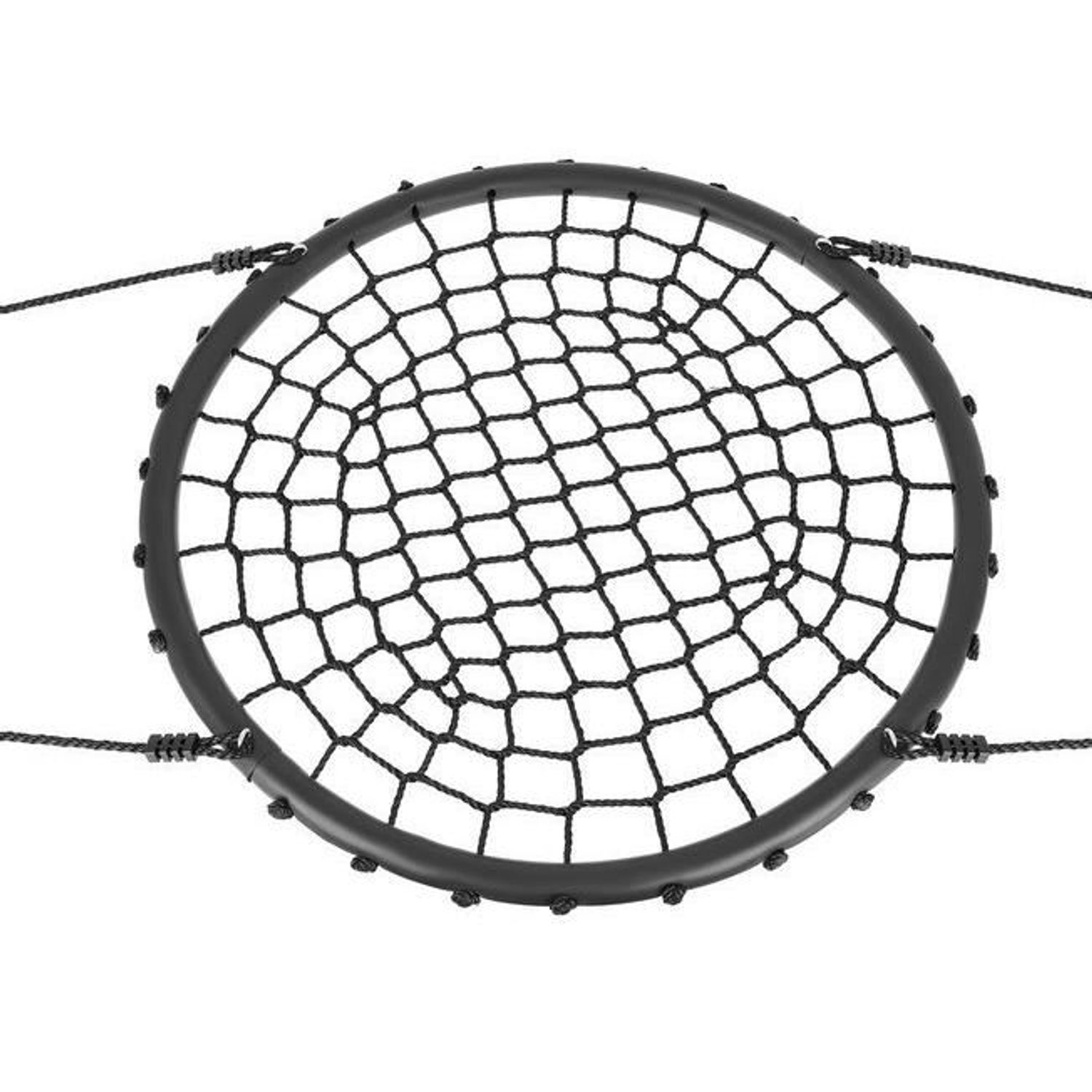 Leagan suspendat, cuib de barza, negru, max 120 kg, 100 cm fotografia produsului View 9 L