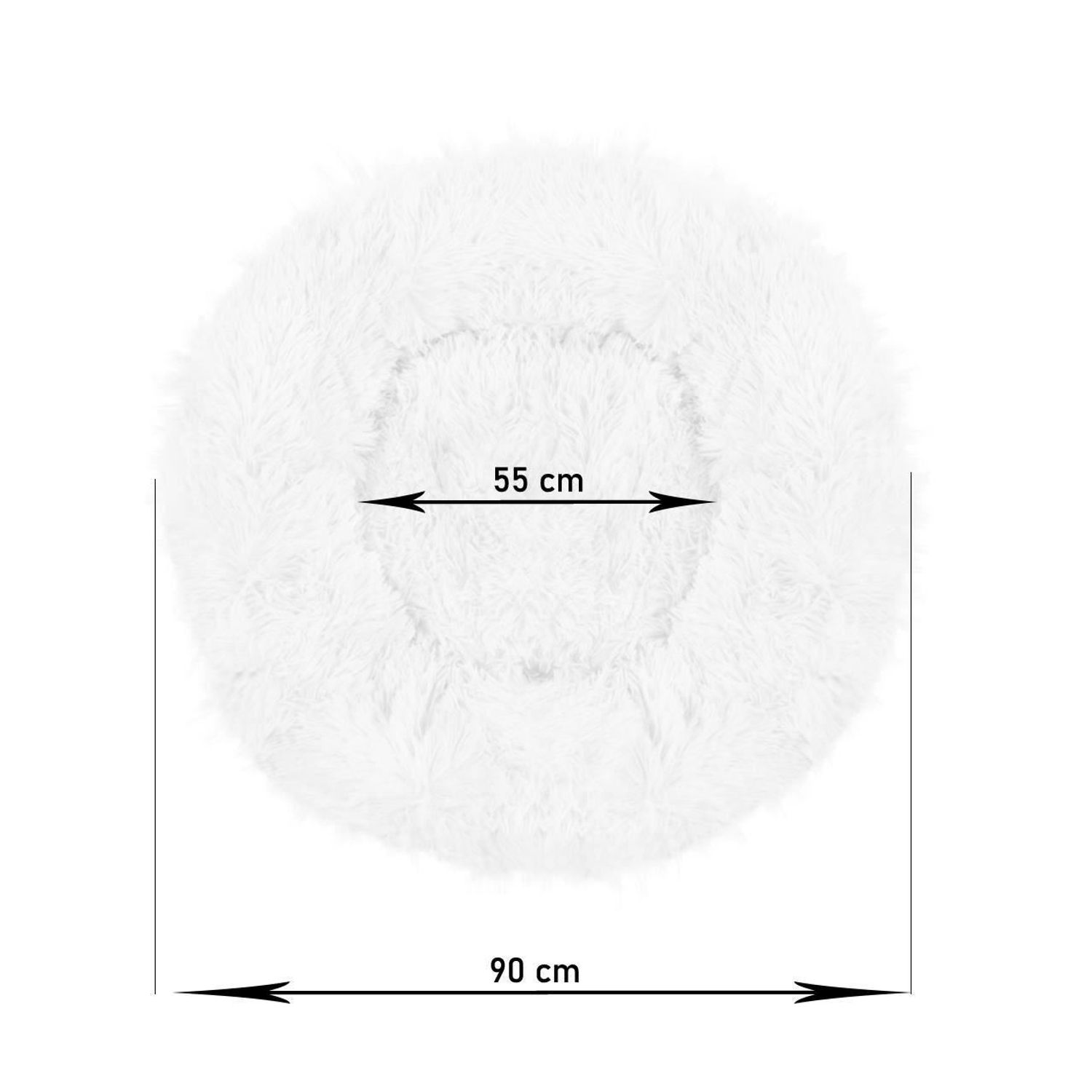 Culcus moale pentru caine/pisica, bej, 90 cm fotografia produsului View 18 L