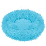 Culcus moale, pentru caine/pisica, albastru, 60 cm fotografia produsului