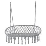 Leagan tip scaun, dublu,gri, max 300 kg, 110x62x73 cm fotografia produsului