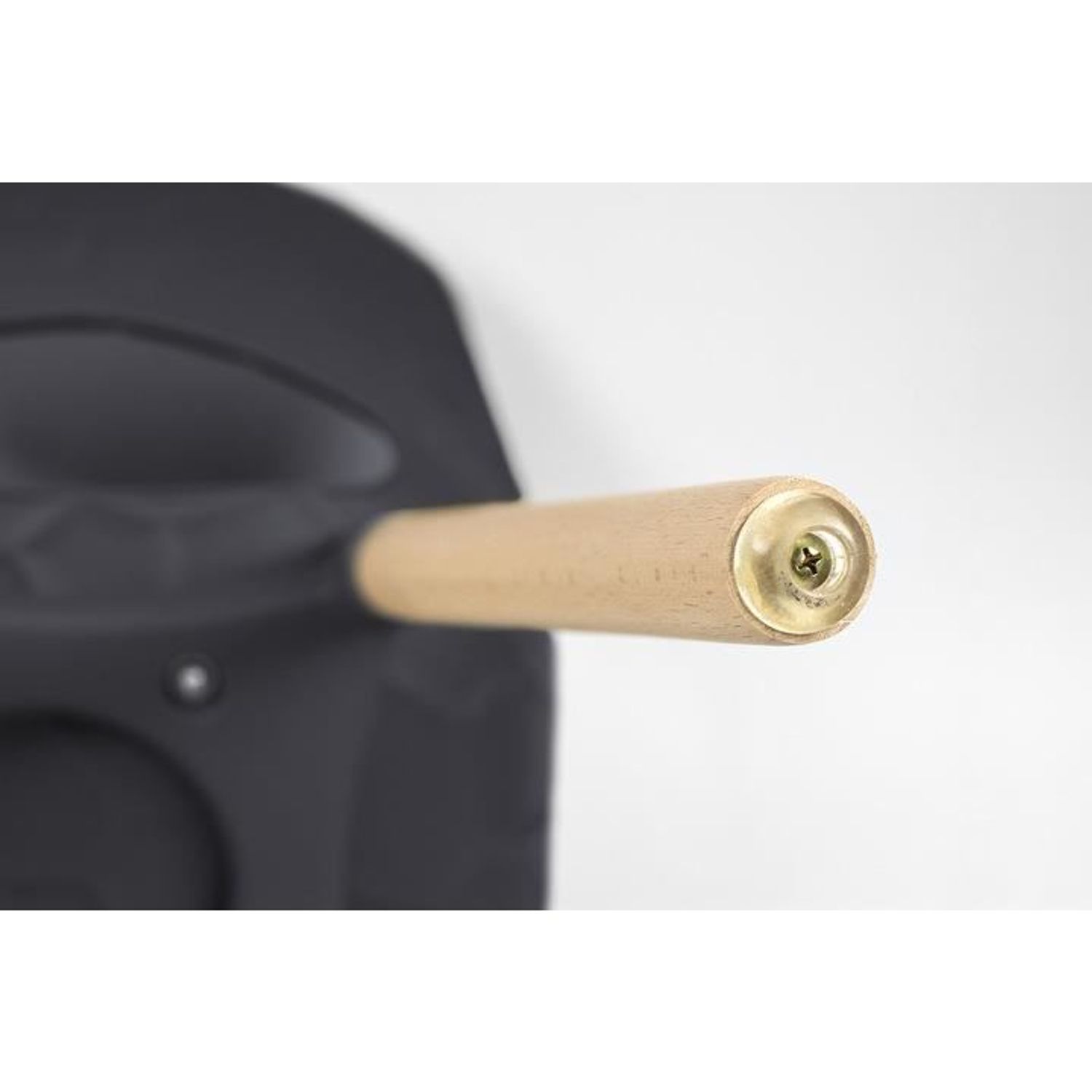 Scaun stil scandinav, PP, lemn, max 130 kg, negru, 45x55x77 cm, Davis fotografia produsului View 2 L