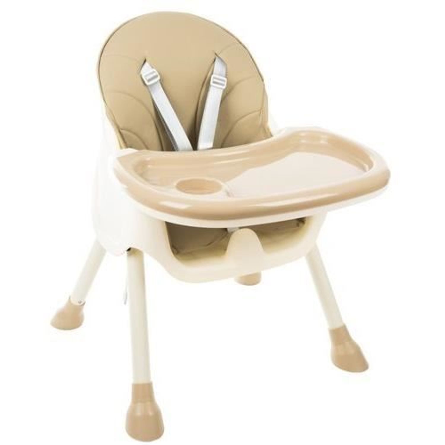 Scaun de masa pentru bebelusi, 3 in 1, bej, max 20 kg, 60x75x92 cm, Kruzzel fotografia produsului View 12 L