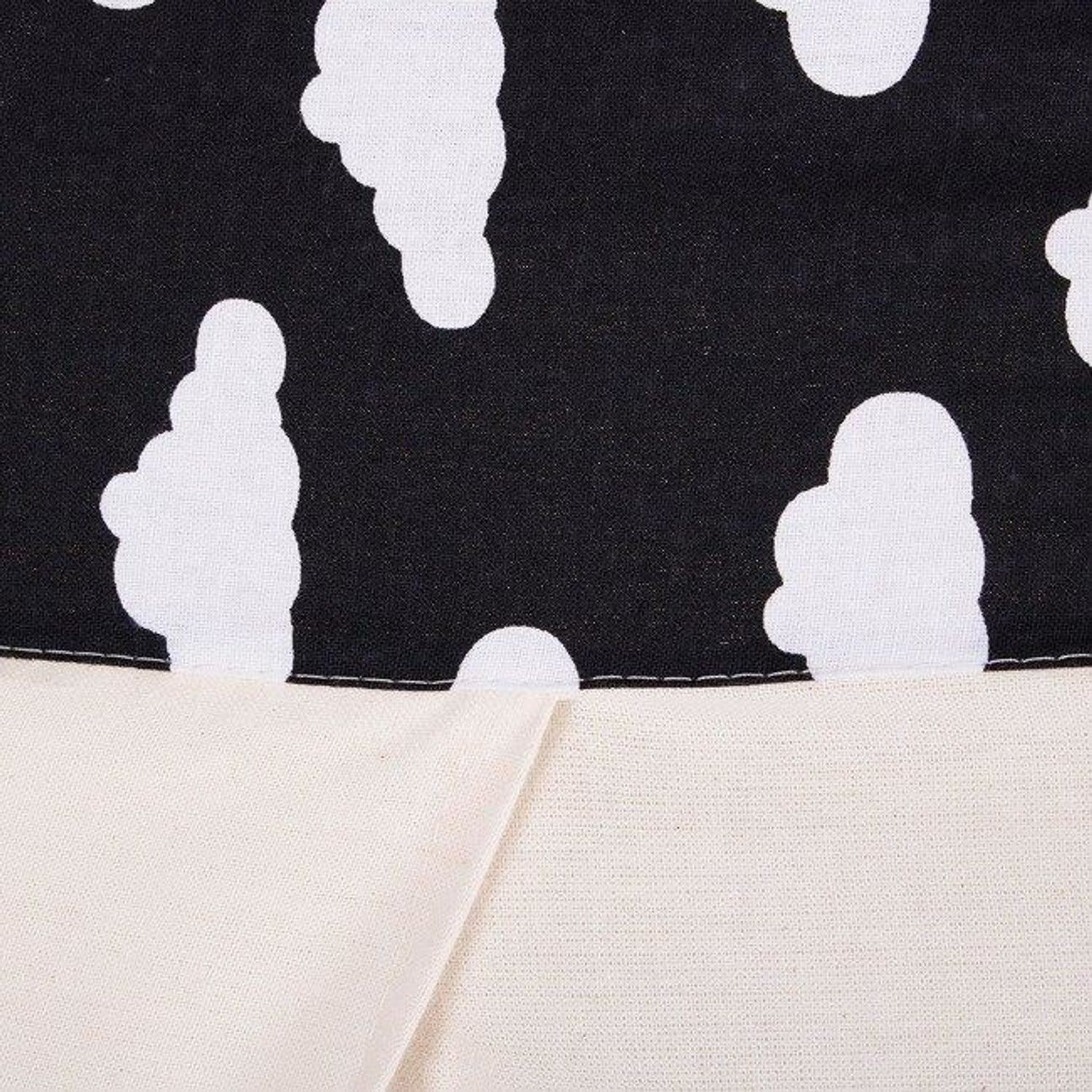 Cort de joaca pentru copii, stil indian, negru cu nori, 120x100x160 cm, Springos fotografia produsului View 7 L