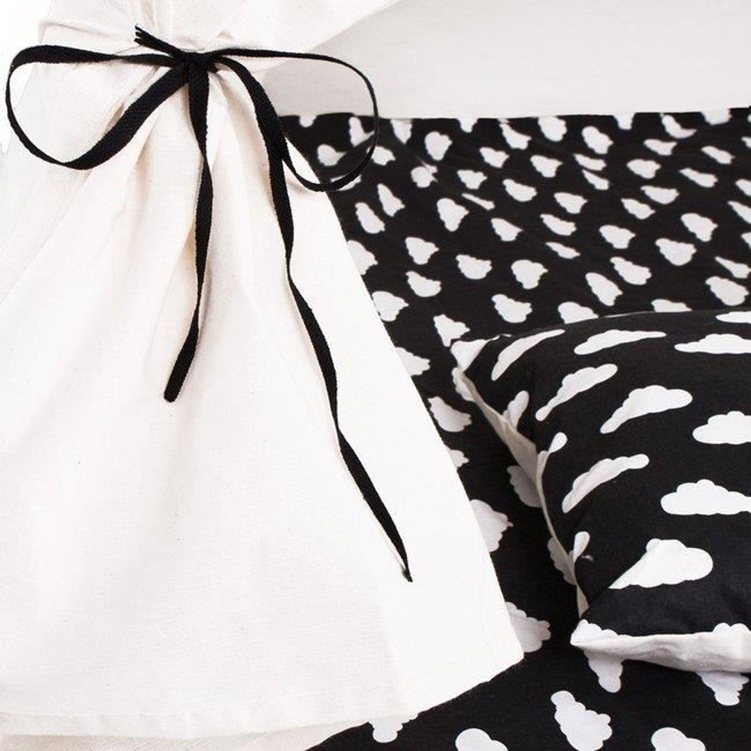 Cort de joaca pentru copii, stil indian, negru cu nori, 120x100x160 cm, Springos fotografia produsului View 3 L