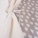 Cort de joaca pentru copii, stil indian, gri cu nori, 120x100x160 cm, Springos fotografia produsului View 6 S