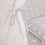 Cort de joaca pentru copii, stil indian, gri cu stele, 120x100x160 cm, Springos fotografia produsului View 3 S