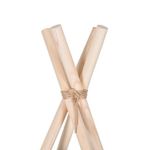 Cort de joaca pentru copii, stil indian, gri cu stele, 120x100x160 cm, Springos fotografia produsului View 8 S