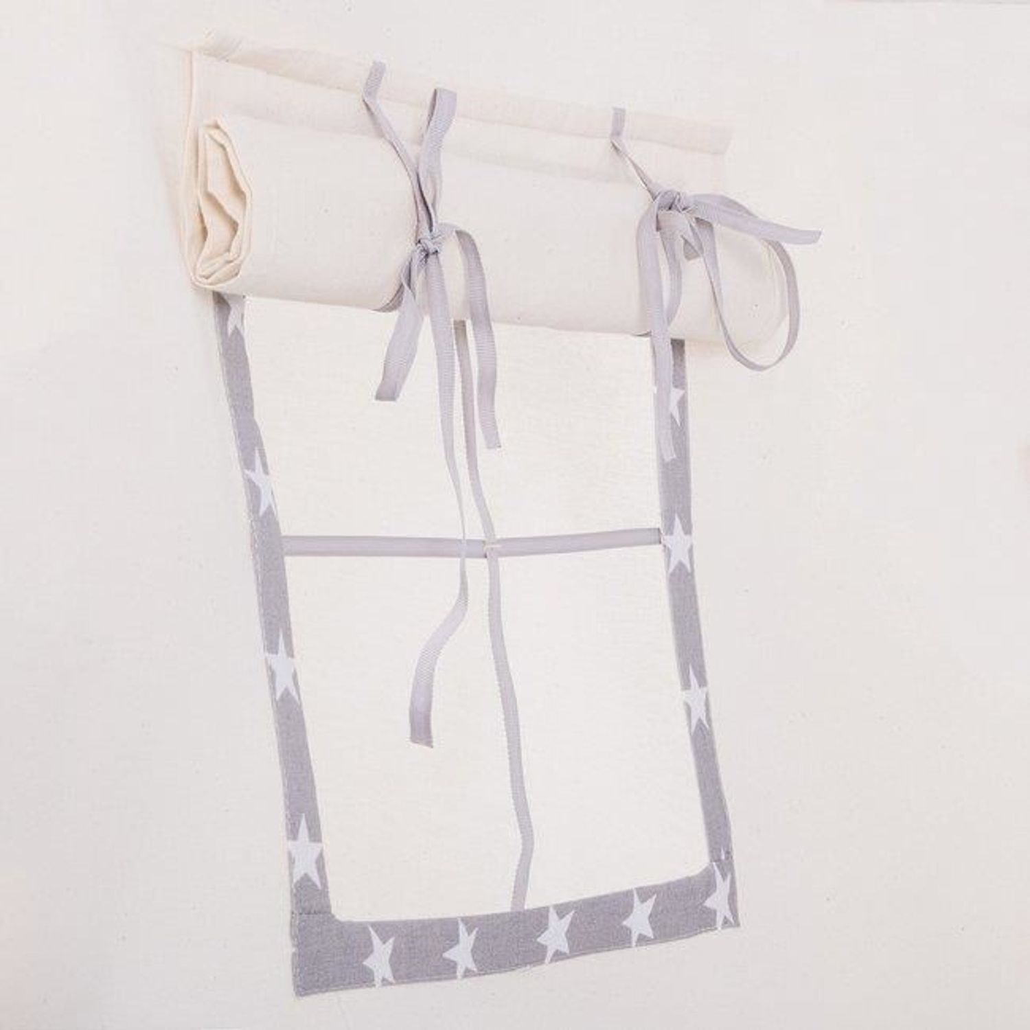 Cort de joaca pentru copii, stil indian, gri cu stele, 120x100x160 cm, Springos fotografia produsului View 4 L