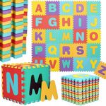 Covor spuma ptr copii, EVA multicolor, model alfabet, 172x172x1cm, Springos fotografia produsului View 2 S