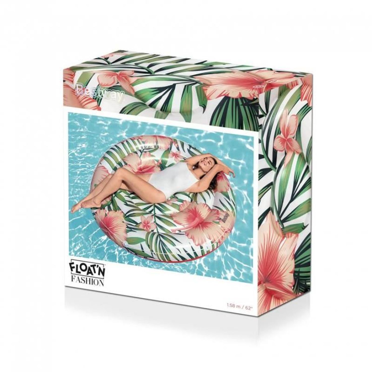 Saltea gonflabila, model tropical, multicolor, 158 cm, Bestway fotografia produsului View 3 L