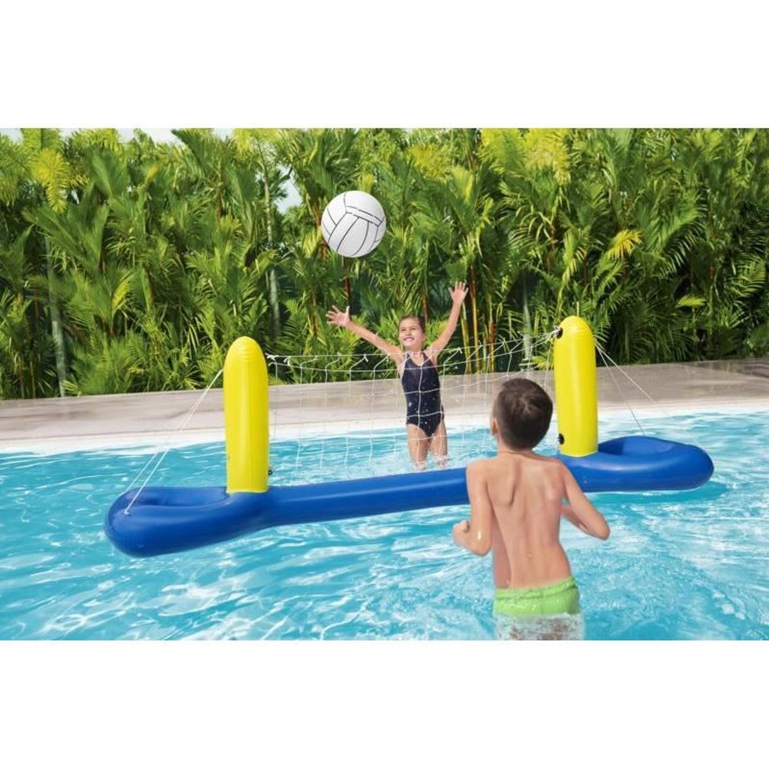 Set volei pentru piscina, cu fileu si minge, 244x64 cm, Bestway fotografia produsului View 5 L