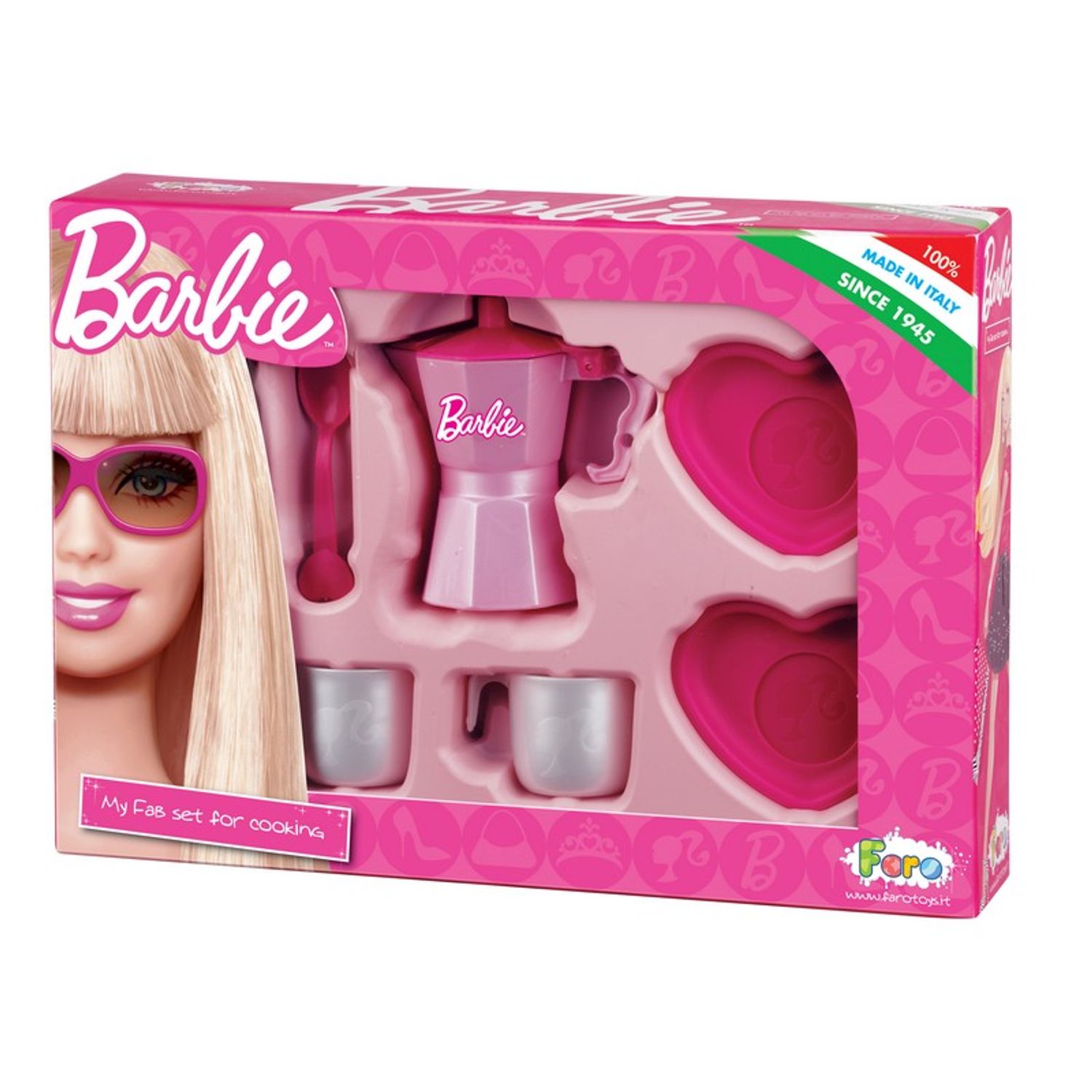 Set cafea doua persoane Barbie Faro fotografia produsului