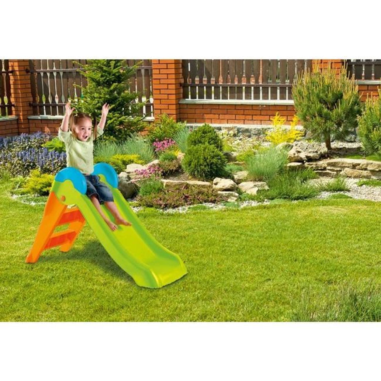 Tobogan plastic pentru copii, 72x46x110 cm fotografia produsului View 3 L