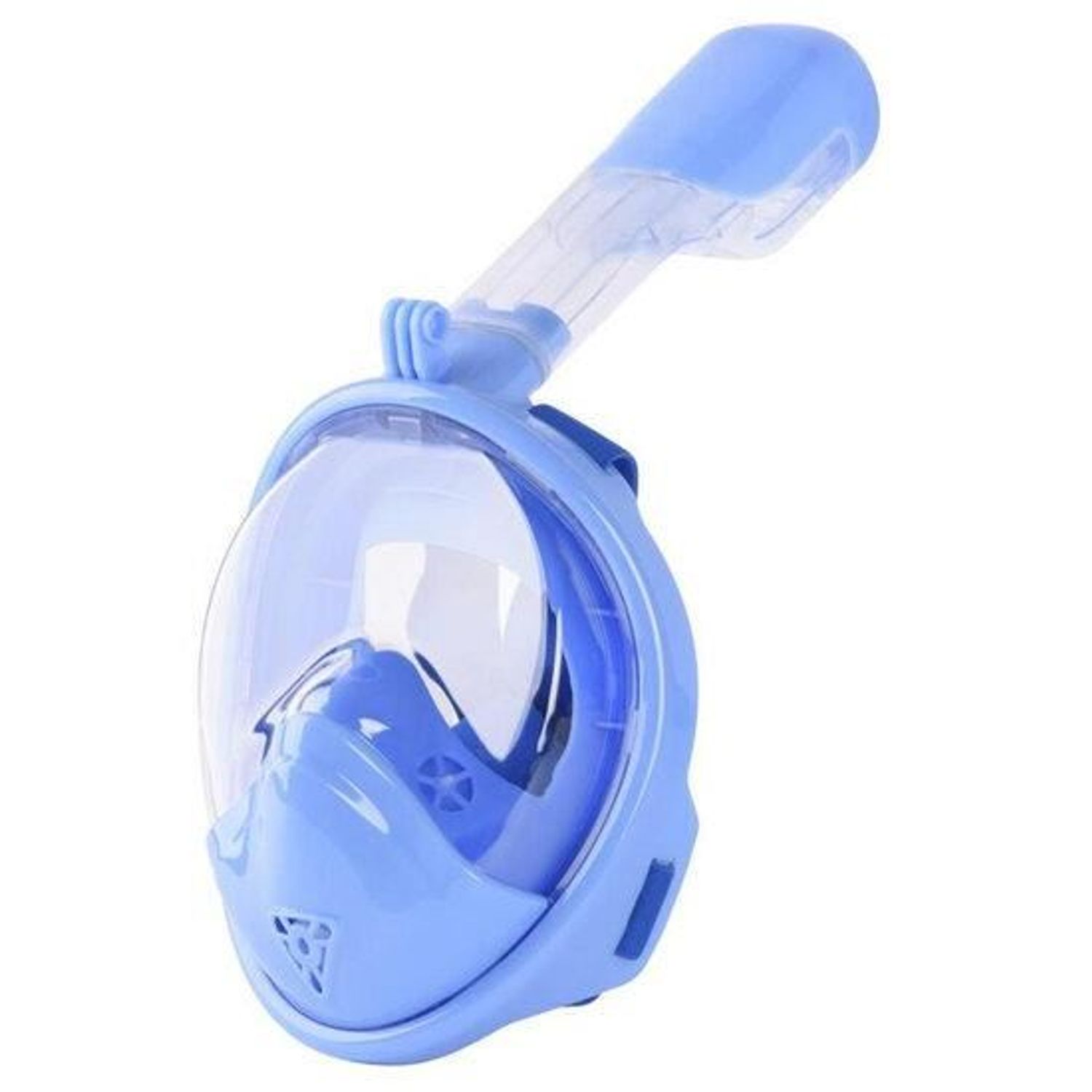 Masca snorkeling cu tub pentru copii, albastra, marime S fotografia produsului