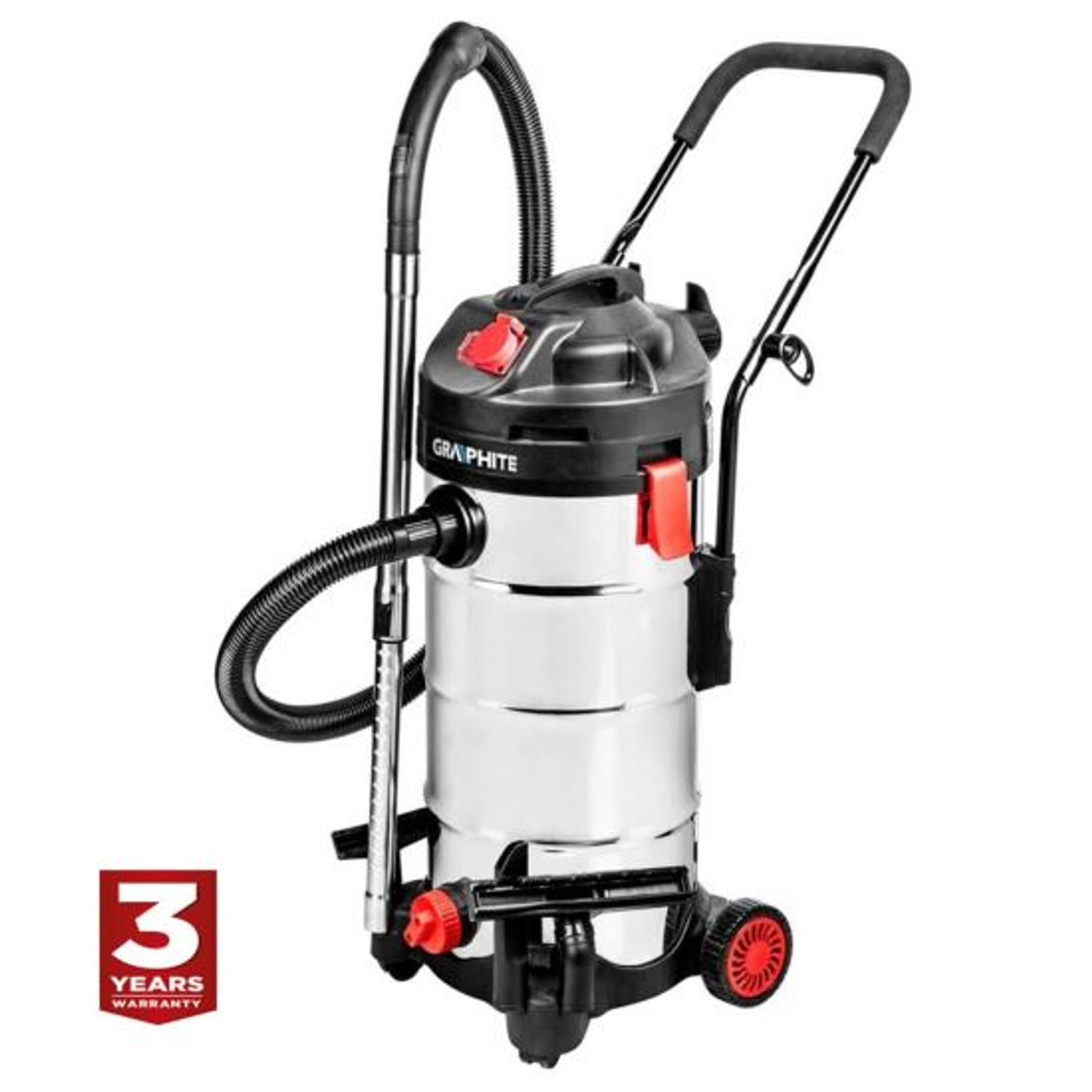 Aspirator umed-uscat 1500 W, inox, rezervor 40 L, GRAPHITE fotografia produsului