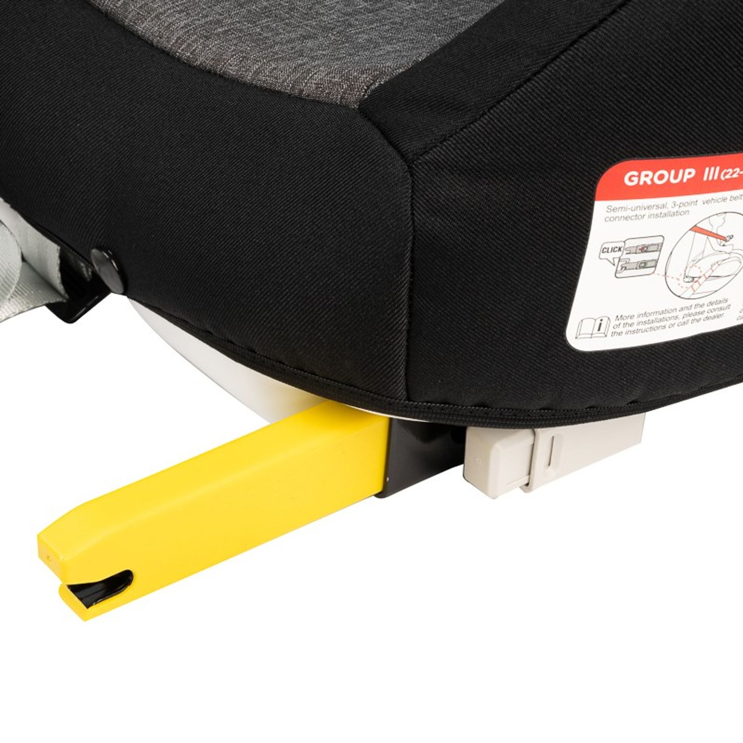 Inaltator auto ISOFIX Hero BUF BOOF DarkGrey fotografia produsului View 3 L