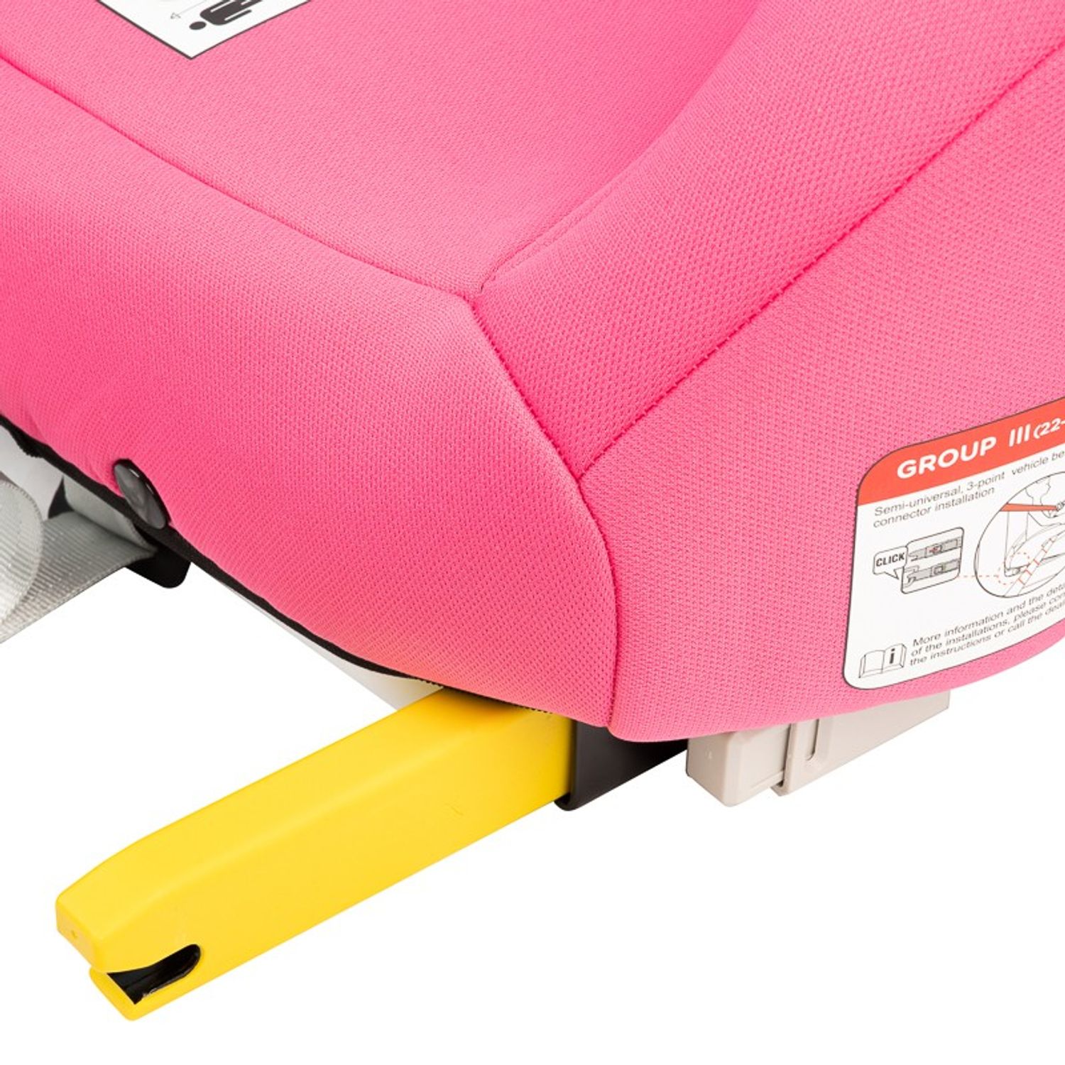 Inaltator auto ISOFIX Hero Pink fotografia produsului View 3 L