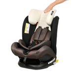 Scaun auto Mandara cu Isofix Crocodile Coffee fotografia produsului View 3 S