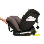 Scaun auto Mandara cu Isofix Crocodile Coffee fotografia produsului View 4 S