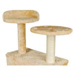 Ansamblu de joaca pentru pisici, cu scara si platforme, bej, 127 cm, Malatec fotografia produsului View 5 S