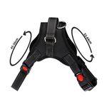Ham pentru caine, ajustabil, PP si bumbac, negru, marimea M, max 30 kg fotografia produsului View 5 S