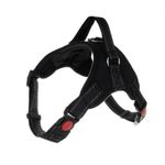 Ham pentru caine, ajustabil, PP si bumbac, negru, marimea M, max 30 kg fotografia produsului