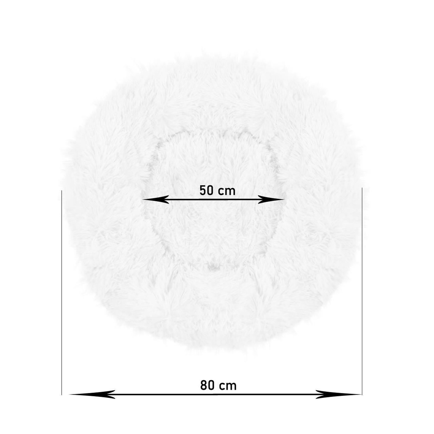 Culcus moale, pentru caine/pisica, bej, 80 cm fotografia produsului View 15 L