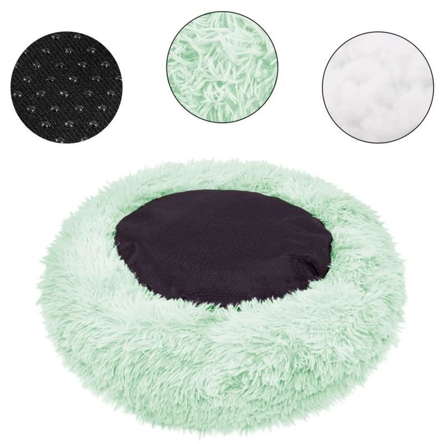 Culcus moale, pentru caine/pisica, verde menta, 80 cm fotografia produsului View 12 L