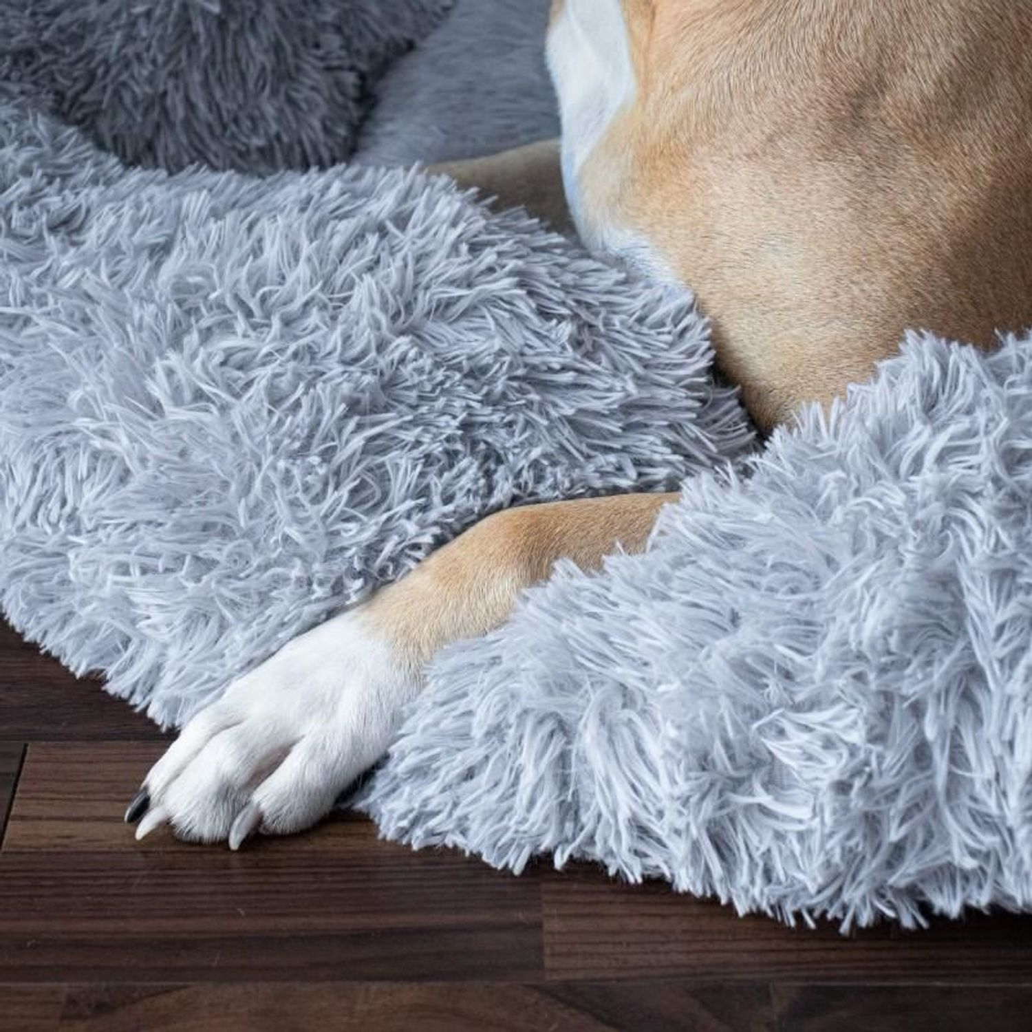 Culcus moale, pentru caine/pisica, gri, 60 cm fotografia produsului View 15 L