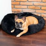 Culcus moale, pentru caine/pisica, negru, 60 cm fotografia produsului View 11 S