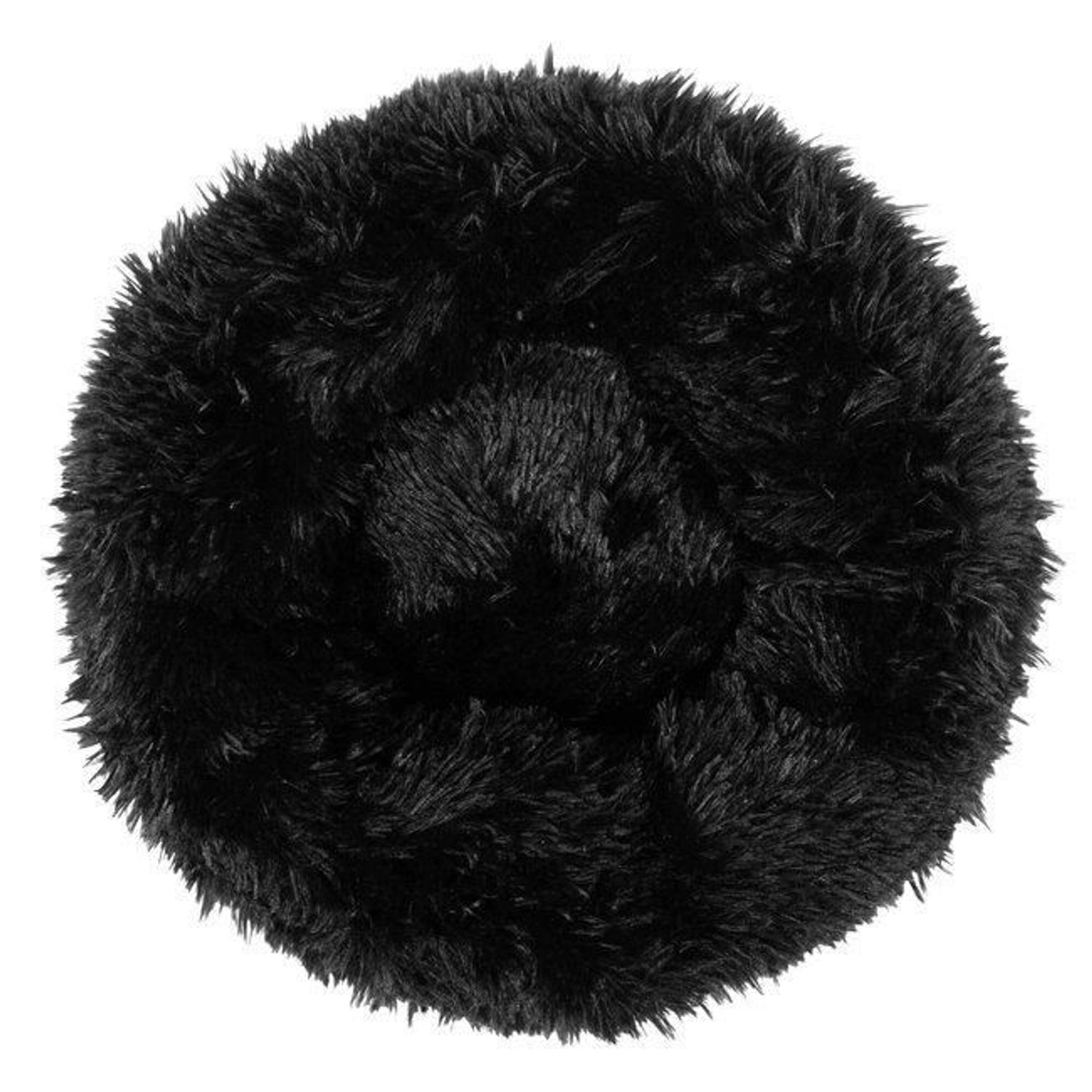 Culcus moale, pentru caine/pisica, negru, 60 cm fotografia produsului View 6 L