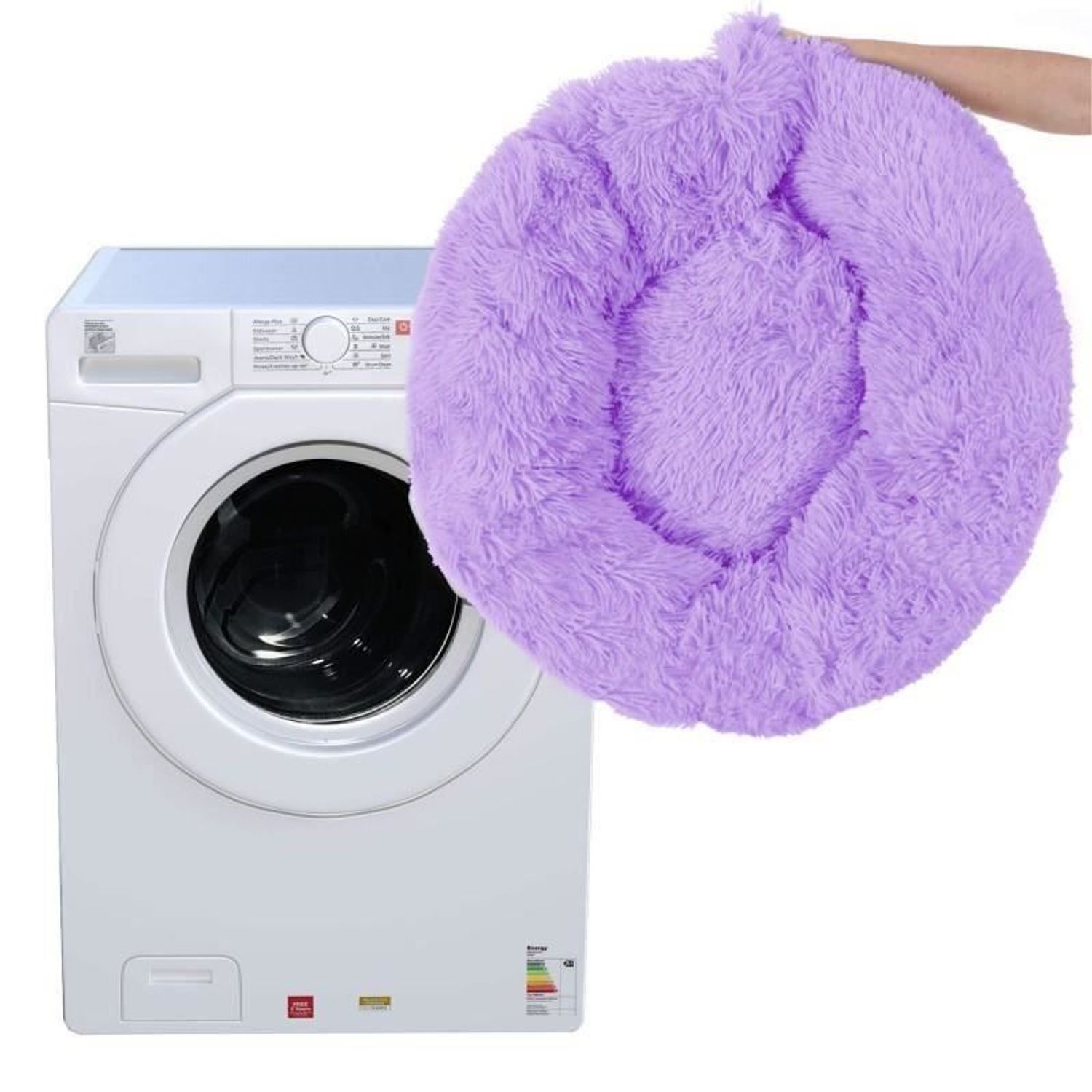 Culcus moale, pentru caine/pisica, violet, 90 cm fotografia produsului View 3 L