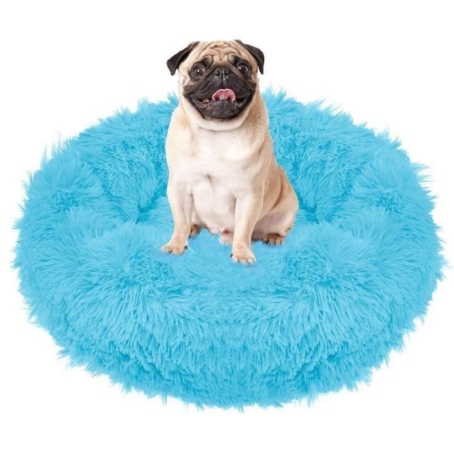 Culcus moale, pentru caine/pisica, albastru, 90 cm fotografia produsului View 3 L