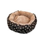 Culcus moale cu perna, pentru caine/pisica, bej, 50 cm fotografia produsului