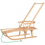 Sanie lemn cu spatar si maner, 90 cm, Springos fotografia produsului View 6 S