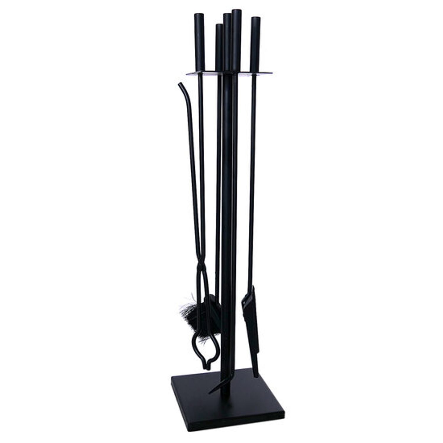 Set accesorii semineu, suport cu 4 piese, 81 cm fotografia produsului