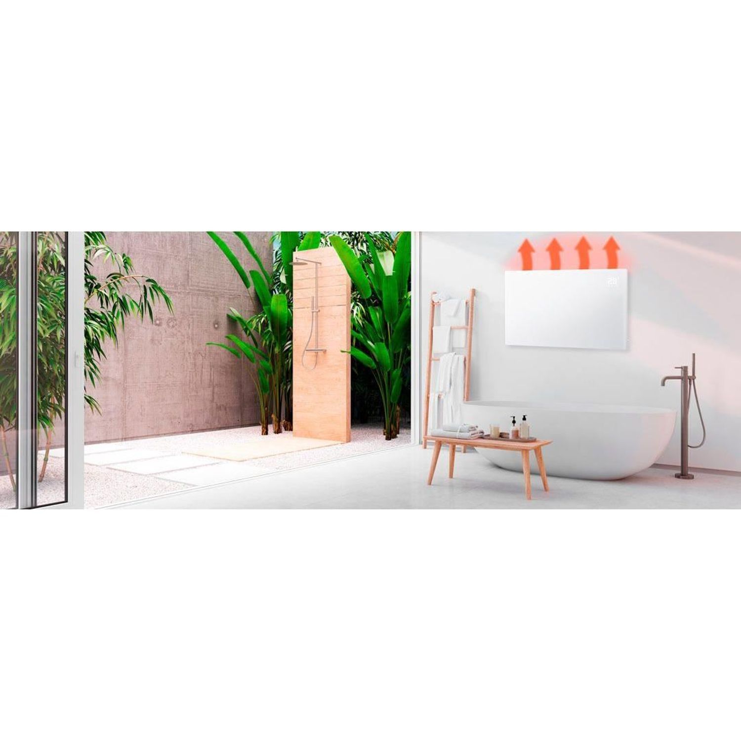 Incalzitor electric convector, 2000 W, IP24, WIFI, NEO fotografia produsului View 6 L