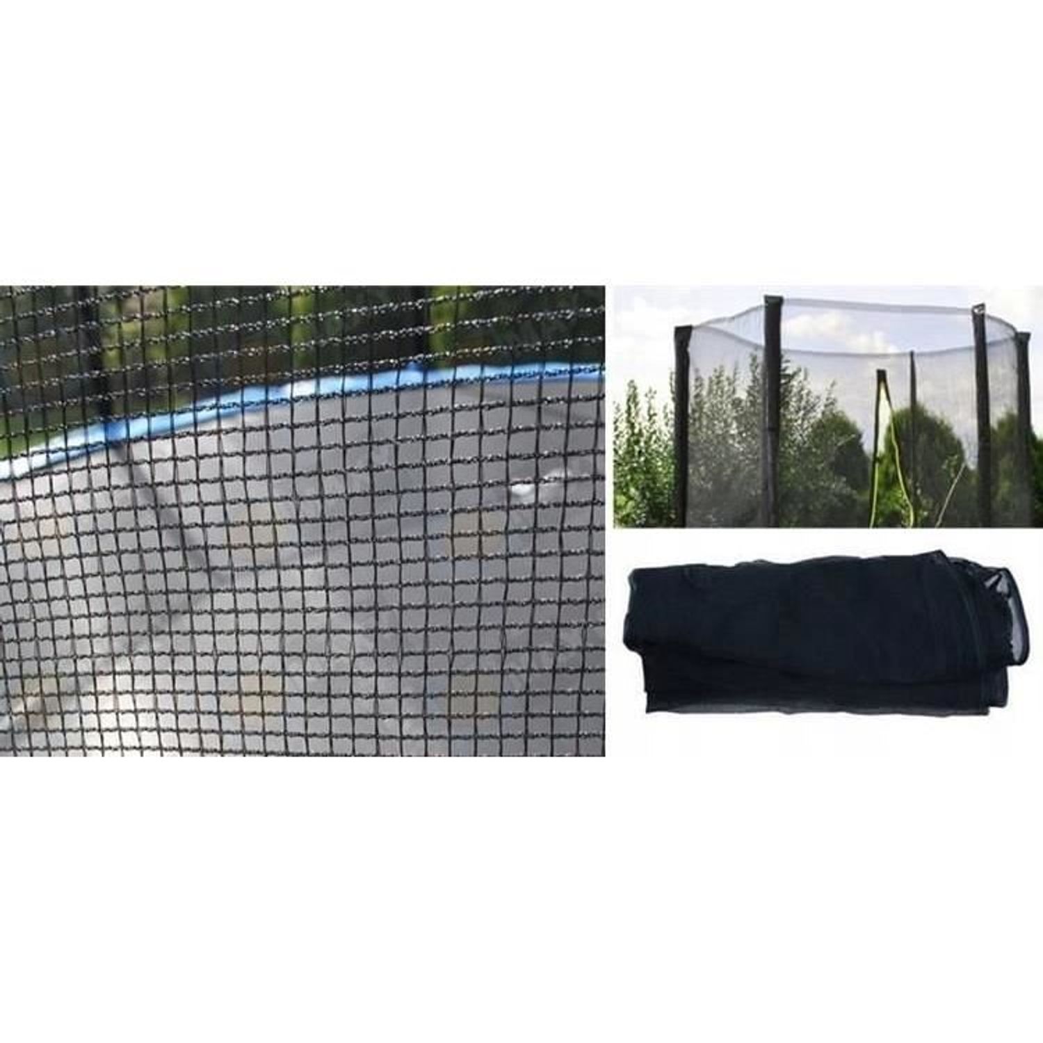Plasa protectie pentru trambulina cu 6 stalpi, 244 cm, Malatec fotografia produsului View 5 L