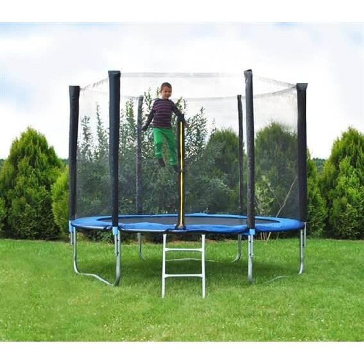 Plasa protectie pentru trambulina cu 6 stalpi, 244 cm, Malatec fotografia produsului View 6 L